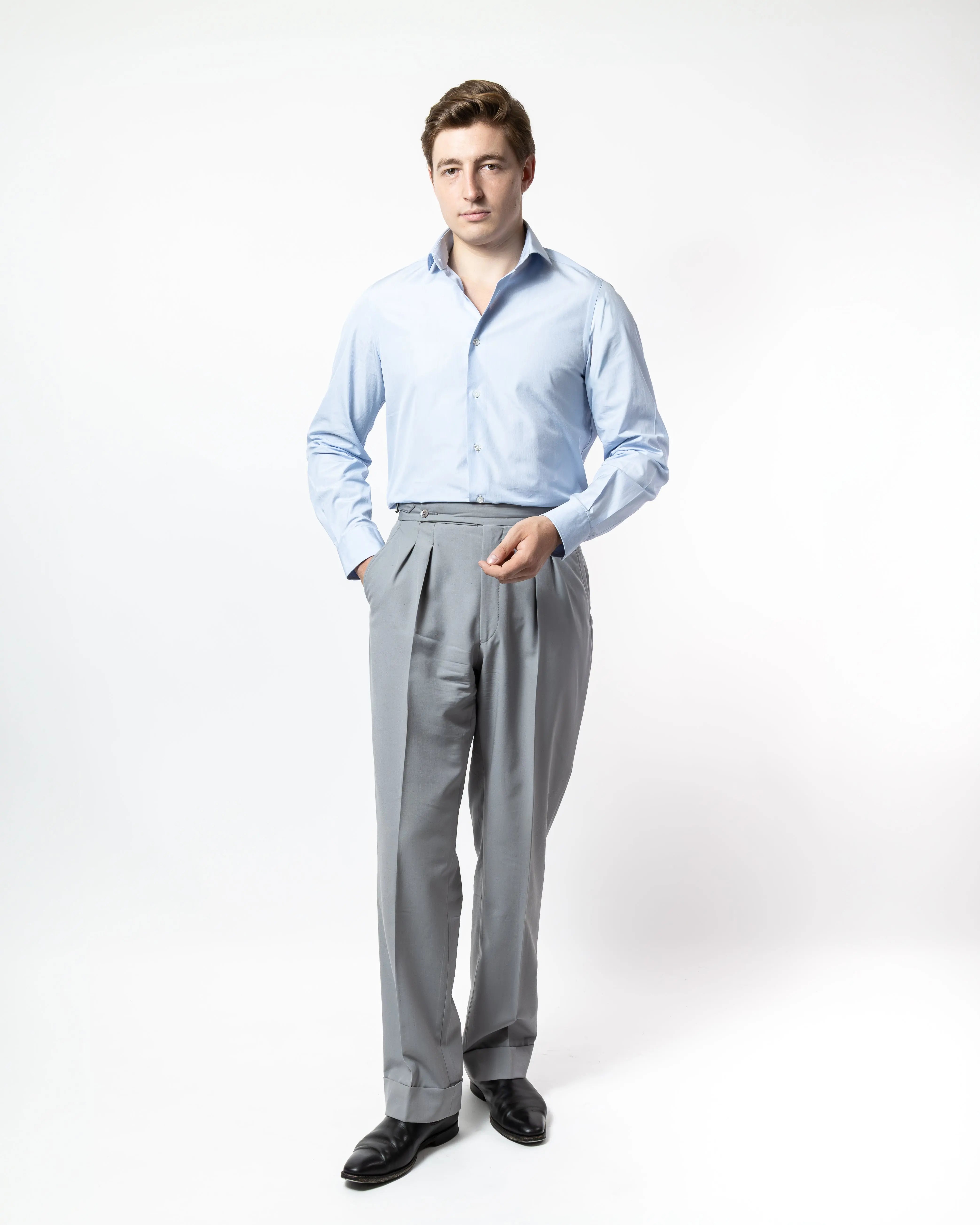 Chemise en Popeline Milleraies Thomas Mason laurensan