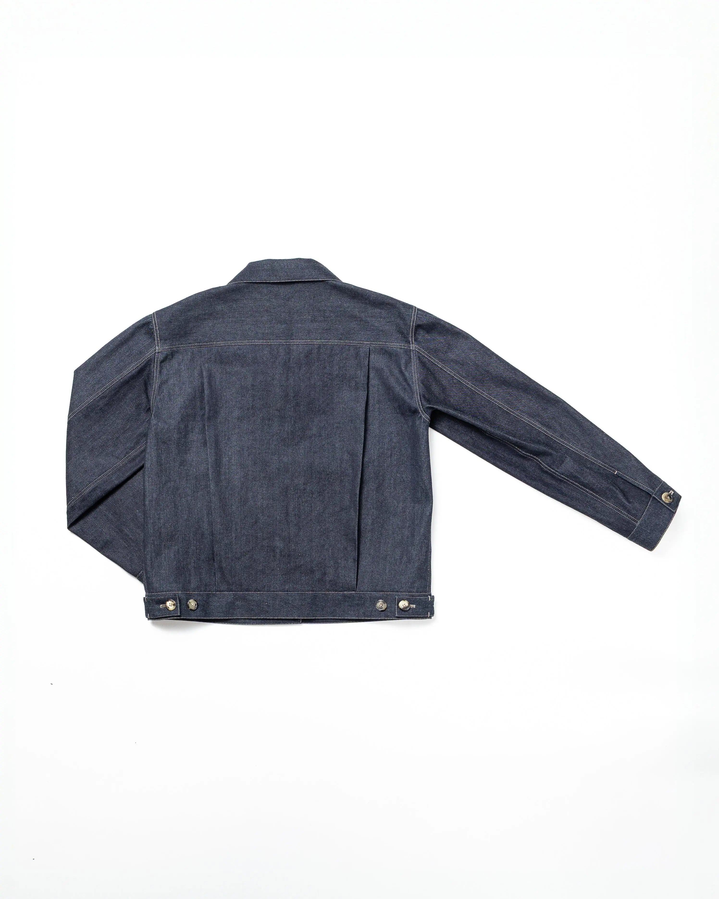 Veste en denim selvedge japonais type 2 de dos